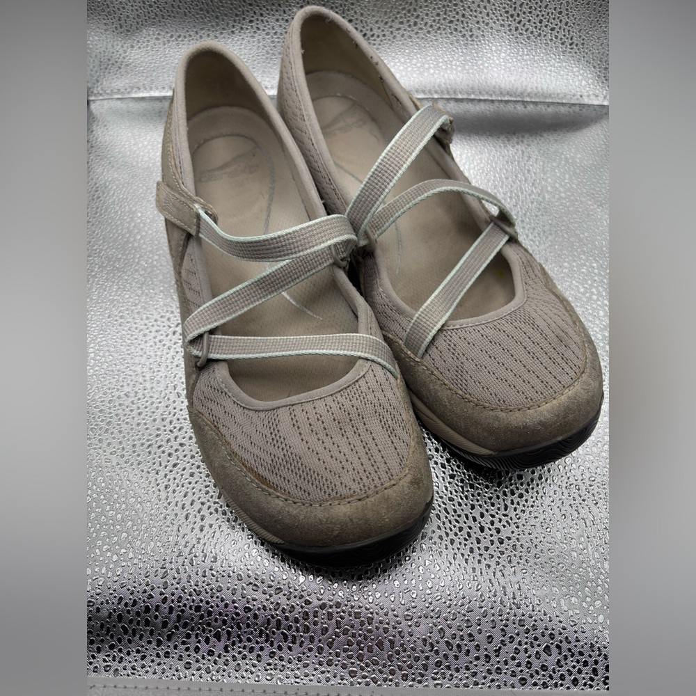 Dansko Hilda Mary Jane Sneakers Comfort Shoes Womens US Size 7.5-8 EU 38 Gray